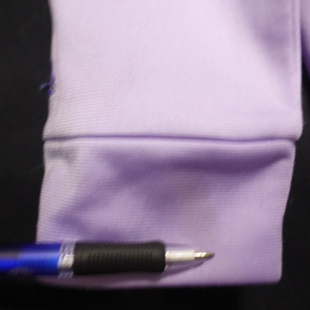 ADIDAS, size 6, lilac zip up jacket *light stain - Picture 6 of 6
